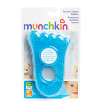 Load image into Gallery viewer, Munchkin Fun Ice Chewy Teether Blue Foot- 1PK
