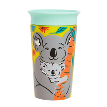 Load image into Gallery viewer, A colorful Munchkin Miracle 360° WildLove Trainer Cup with a koala design, intended for baby toddlers aged 12 months and older.
