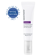 Load image into Gallery viewer, A tube of Neostrata Lip Wrinkle Repair presented on a black background, drawing attention to its elegant packaging and details.
