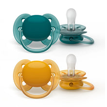 Load image into Gallery viewer, Philips Avent Soother Ultra Soft 6-18M Boy Neutral 2pcs SCF091/04
