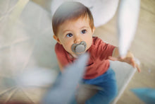 Load image into Gallery viewer, PHILIPS AVENT SOOTHER ULTRA SOFT 6-18M BOY BLUE/GRAY2PC SCF091/17
