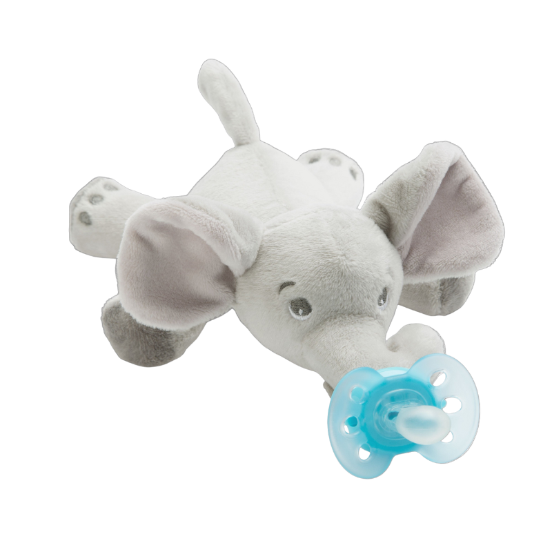 Philips Avent Soother Ultra Soft With Plush Animal Elephant 0-6M