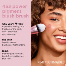 Load image into Gallery viewer, REAL TECHNIQUES POWDER PIGMENT BLUSH BRUSH 10012900
