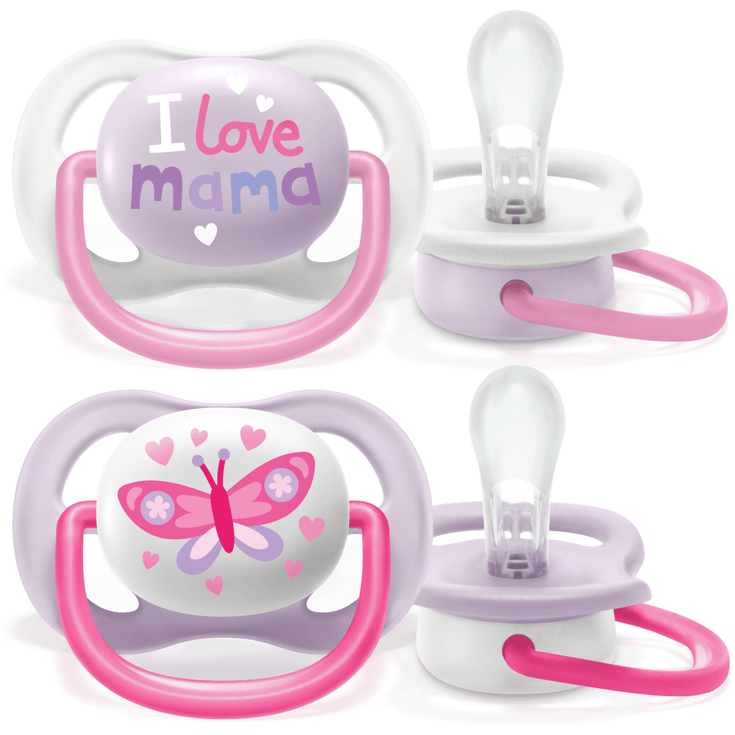 SOOTHER COLLECTION 0-6M GIRL 2PC