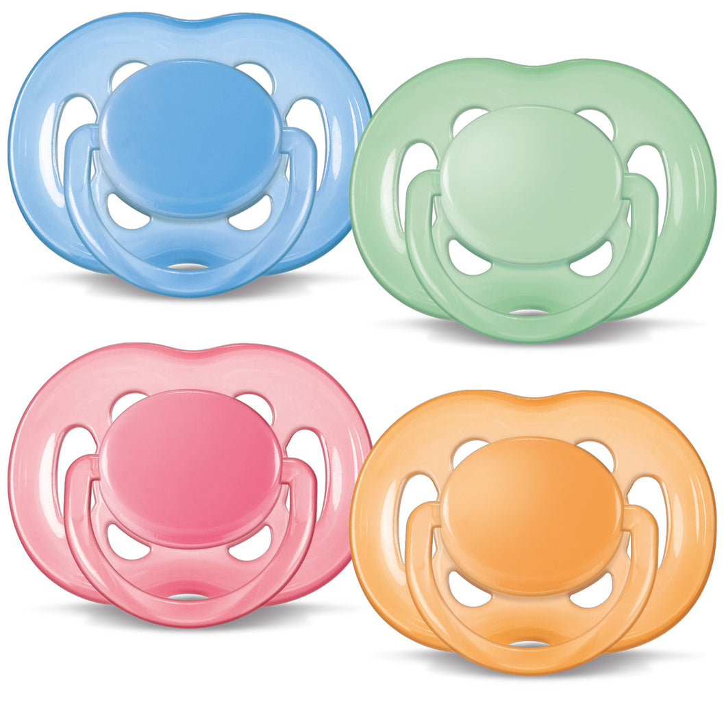 SOOTHER SILICONE FREEFLOW 6-18M 1PC BPA FREE SCF178/14
