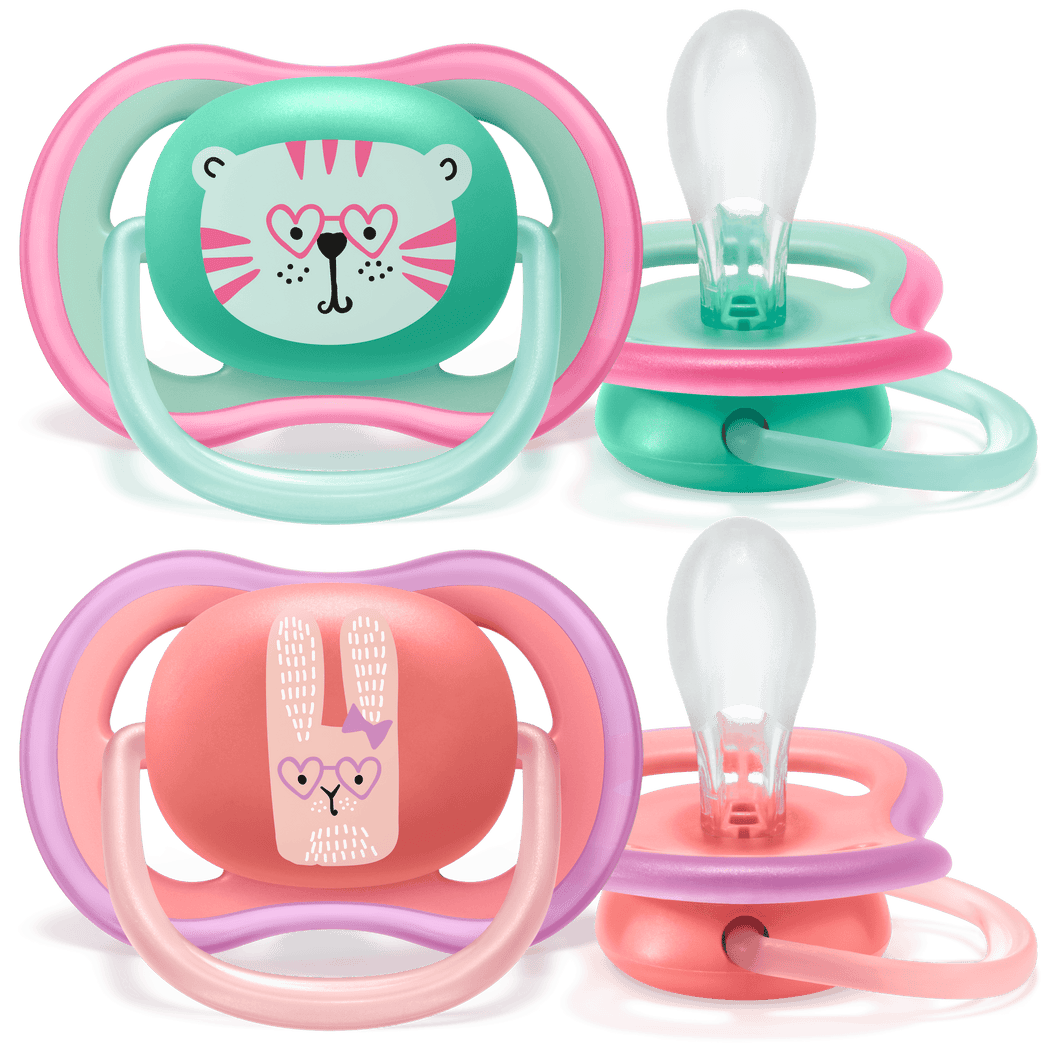 SOOTHER ULTRA AIR 18M+ GIRL 2PC