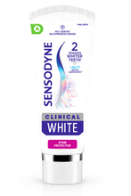 Load image into Gallery viewer, Sensodyne Clinical White toothpaste tube on a white background
