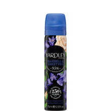 Load image into Gallery viewer, YARDLEY BLUEBELL &amp; SWEETPEA B/SPRAY 75ML
