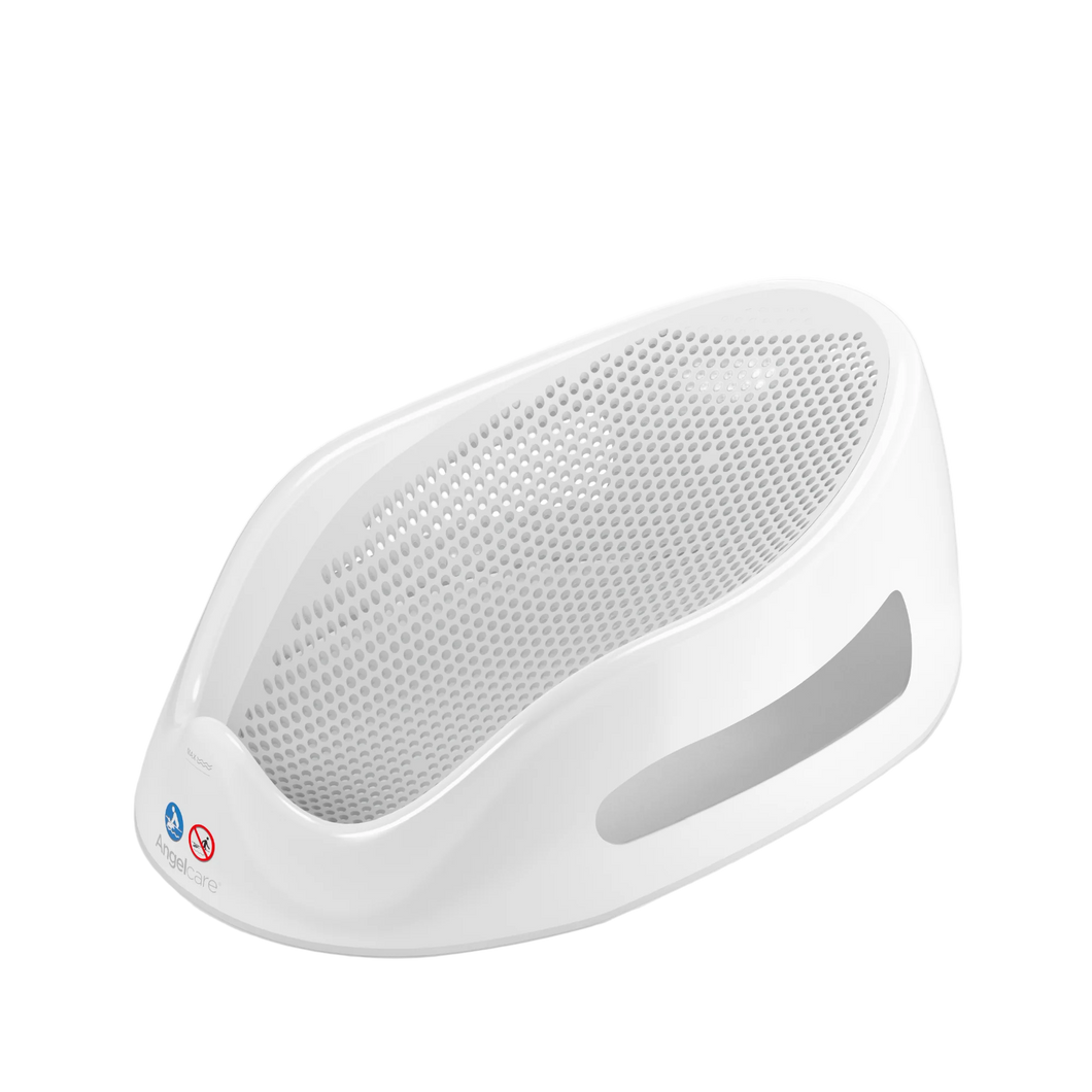 Angelcare Baby Bath Support providing a safe, secure, and hands-free bathing experience for infants.