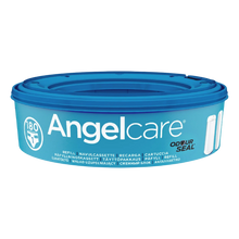 Load image into Gallery viewer, Angelcare Round Nappy Bin Refill Cassette with OdourSeal technology, holding up to 180 nappies
