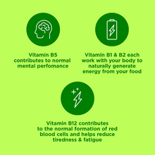 Load image into Gallery viewer, Berocca B vitamins supporting normal energy release, mental performance and reduced tiredness
