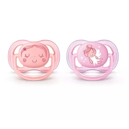 SOOTHER ULTRA AIR 0-6M GIRL FAIRY 2PC