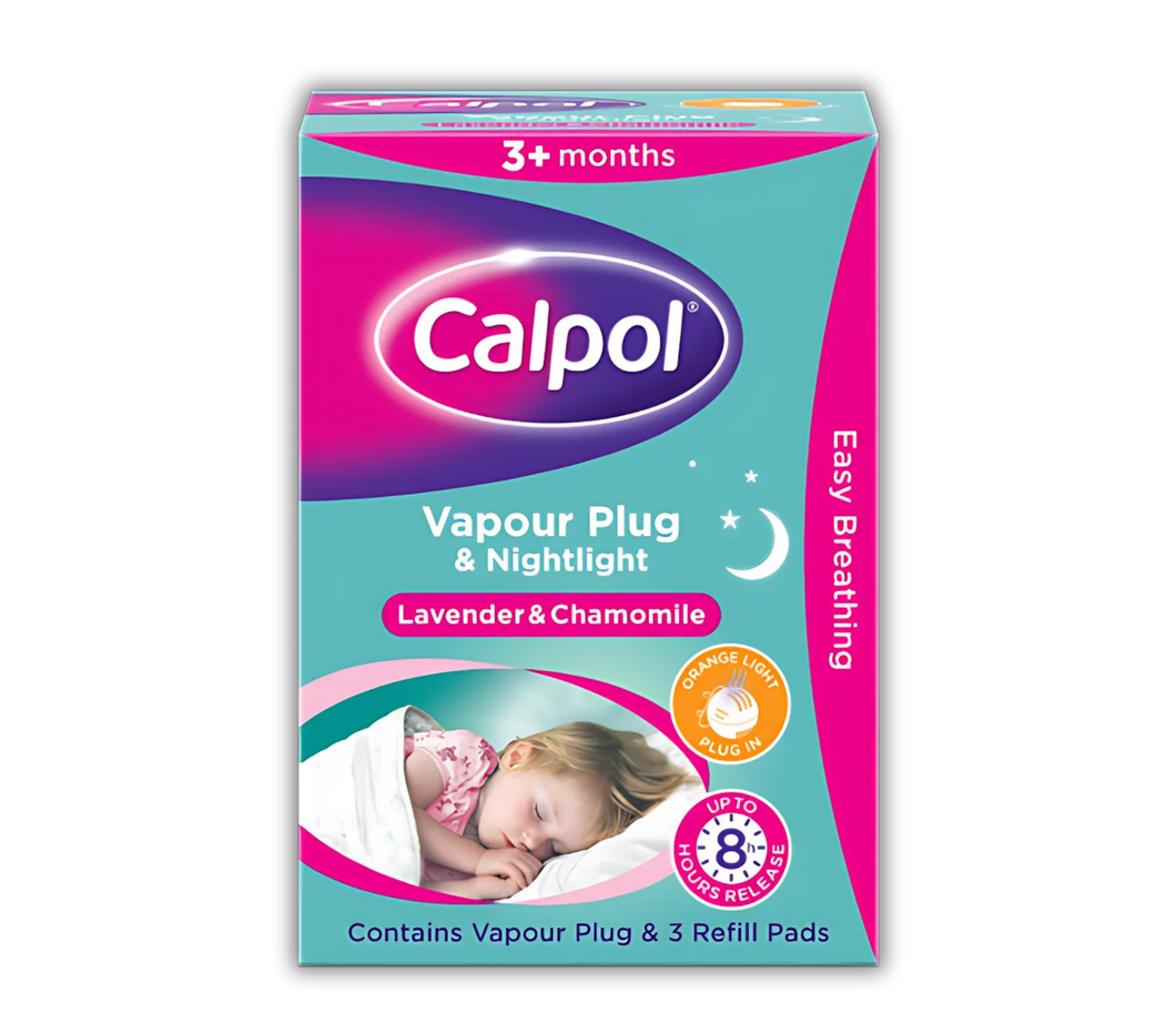 CALPOL® Vapour Plug & Nightlight for infants (3+ months) and children