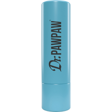 Load image into Gallery viewer, Dr. PAWPAW Coconut Lip Balm Stick in its signature blue twist-up packaging, designed to moisturise and nourish dry lips.

