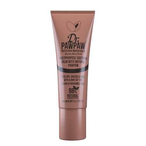 Dr.PAWPAW Rich Mocha Balm – 10ml tinted tube for lips, cheeks and eyes
