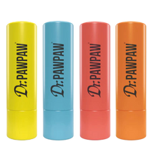 Load image into Gallery viewer, Four Dr.PAWPAW lip balm sticks: Original, Coconut, Watermelon, Mango
