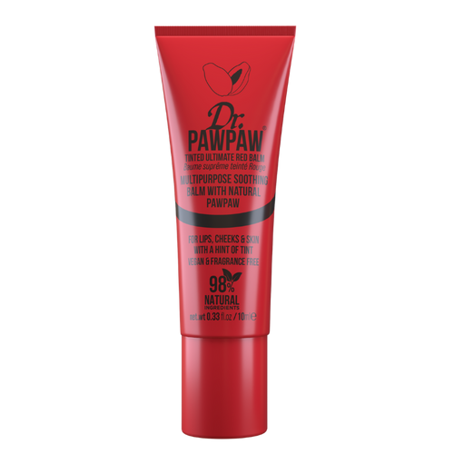 Dr.PAWPAW Tinted Ultimate Red Lip Balm 10ml tube with red tint