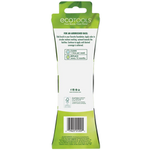 Load image into Gallery viewer, Back of the EcoTools Skin Perfecting Brush packaging with usage and care instructions.
