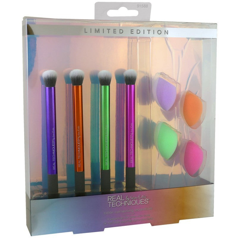 REAL TECHNIQUES COLOR CORRECTING BRUSH & SPONGE SET 1588