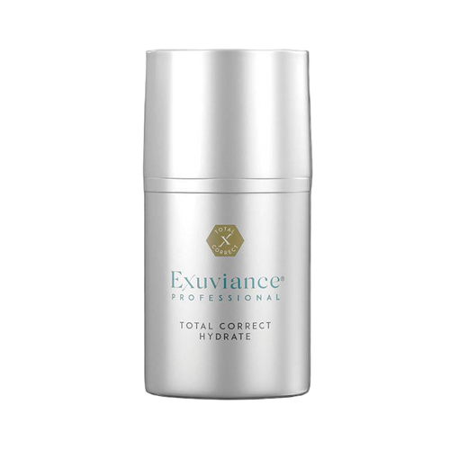 Exuviance Professional Total Correct Hydrate cream. An intensive daily moisturizer formulated for the professional regimen to correct signs of aging while providing deep, long-lasting hydration.