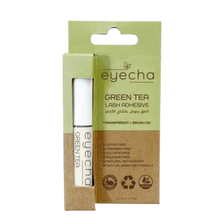 Load image into Gallery viewer, Eyecha Green Tea Lash Adhesive in eco-friendly packaging, vegan transparent lash glue
