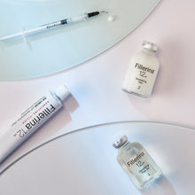 Load image into Gallery viewer, Fillerina 12HA Densifying-Filler Treatment with hyaluronic acid gel, nourishing film, precision applicator, and Fillerina Day Cream tube
