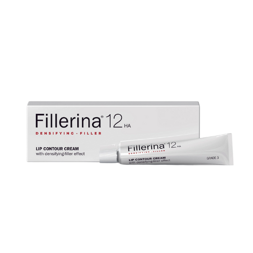 Fillerina 12 HA Densifying-Filler Lip Contour Cream. Grade 3 concentration for moderate fine lines and plumping the lip outline.