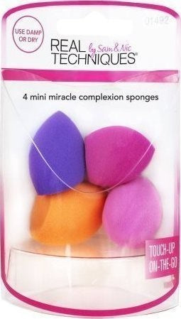 REAL TECHNIQUES 4 MINI MIRACLE COMPLEXION SPONGES 1492