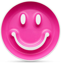 Load image into Gallery viewer, Munchkin Smiley Face Training Plate pink product
