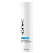Load image into Gallery viewer, NeoStrata Clarify Sheer Hydration with Broad Spectrum Sunscreen SPF 40 (50ml). Provides lightweight hydration and sun protection, ideal for oily or blemish-prone skin.
