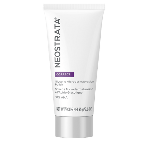 NeoStrata Correct Glycolic Microdermabrasion Polish (75g) with 10% AHA. A powerful exfoliating polish that provides immediate skin smoothing and refines texture for a brighter, renewed complexion.