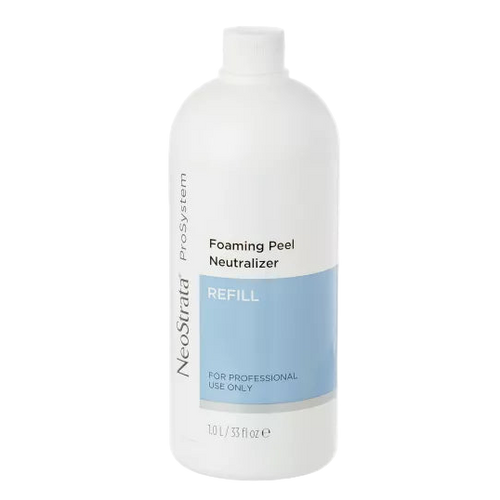 NEOSTRATA ProSystem Foaming Peel Neutralizer Refill (1.0 L / 33 fl oz) large bottle, clearly labeled FOR PROFESSIONAL USE ONLY. Neutralizes chemical peels after professional treatment.