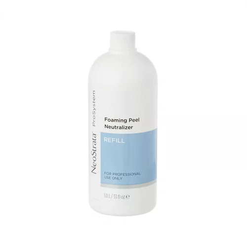 NEOSTRATA ProSystem Foaming Peel Neutralizer Refill (1.0 L / 33 fl oz) large bottle, clearly labeled FOR PROFESSIONAL USE ONLY. Neutralizes chemical peels after professional treatment.