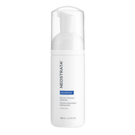 A white 125 mL pump bottle of NeoStrata Resurface Glycolic Mousse Cleanser. The clean, clinical packaging features the 