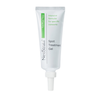 A white squeeze tube of NeoStrata Targeted Spot Treatment Gel, featuring a green vertical label for the 