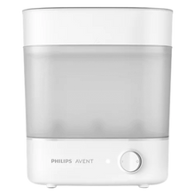 Load image into Gallery viewer, Philips Avent Advanced Electric Steam Steriliser front view for baby bottles and feeding accessories
