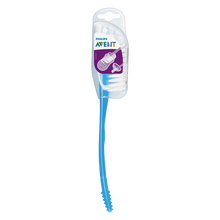 Load image into Gallery viewer, Philips Avent Bottle &amp; Teat Brush with curved cleaning head and teat-cleaning tip
