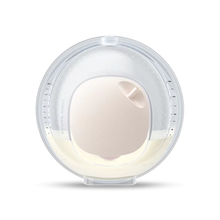 Load image into Gallery viewer, Rear view of the assembled Philips Avent wearable breast pump collection cup.
