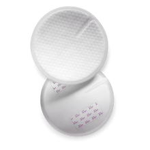 Load image into Gallery viewer, Philips Avent Disposable Breast Pads showing soft absorbent surface and adhesive strips
