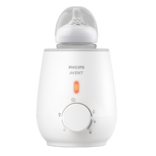 Load image into Gallery viewer, Philips Avent Fast Bottle Warmer with baby bottle and easy-control dial

