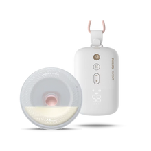 Load image into Gallery viewer, Philips Avent hands-free breast pump display unit showing suction settings alongside a 24mm collection cup.
