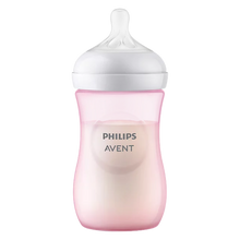 Load image into Gallery viewer, Philips Avent Natural Response Pink Baby Bottle 260ml with Natural Response teat
