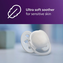 Load image into Gallery viewer, Philips Avent Ultra Soft soother designed for sensitive baby skin
