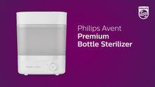 Load and play video in Gallery viewer, Philips Avent Premium Bottle Steriliser &amp; Dryer – How It Works

