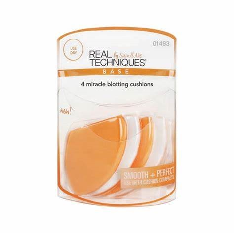 REAL TECHNIQUES 4 MIRACLE BLOTTING CUSHIONS 1493