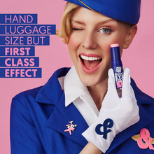 Load image into Gallery viewer, A woman in a flight attendant uniform holding the Magic Eye Stick, highlighting its hand luggage size and first-class effect.
