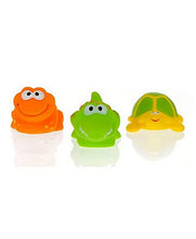 Load image into Gallery viewer, Vital Baby Splash Squirt &amp; Splash Critters fish turtle orange green set
