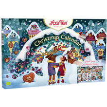 Load image into Gallery viewer, Yogi Tea Organic Christmas Calendar advent calendar containing 24 organic tea bags.
