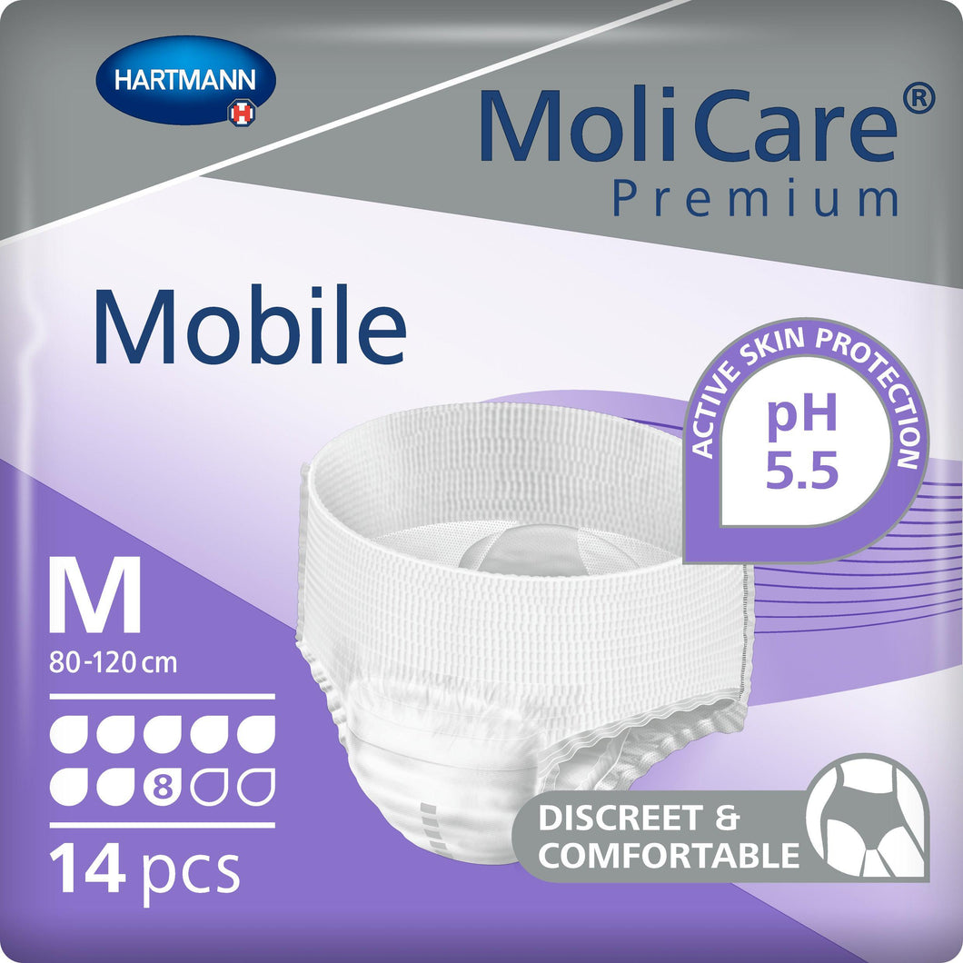 MoliCare Premium Mobile Adult Nappies (Pull-Ups)- [collection_title] - Feminine Pads & Protectors- Molicare- botika malta - buy online