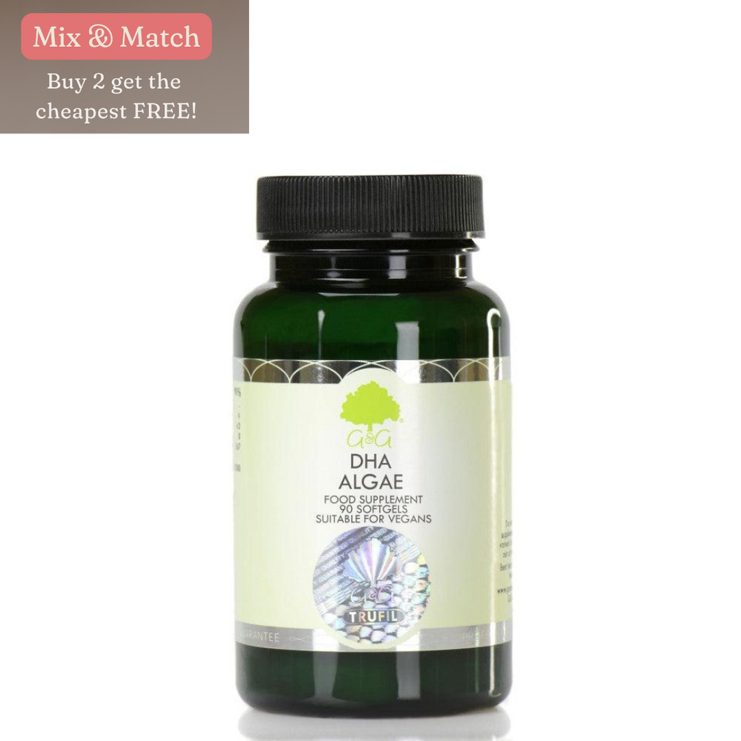 G&G DHA Algae - 90 Softgels (Vegan Omega-3 Supplement)